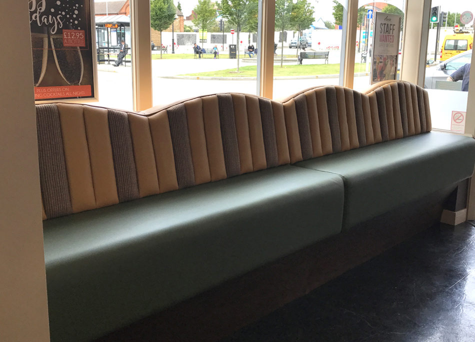 Commercial Waiting Area Booth | Commercial Upholstery | John Reed & Son