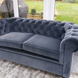 Grey Chesterfield Sofa | Chair Upholsterers | John Reed & Son