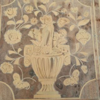 French Card Table Sanded Veneer | Furniture Repairs | John Reed & Son