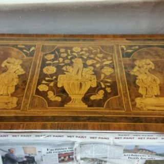 French Card Table French Polished Veneer | Furniture Repairs | John Reed & Son