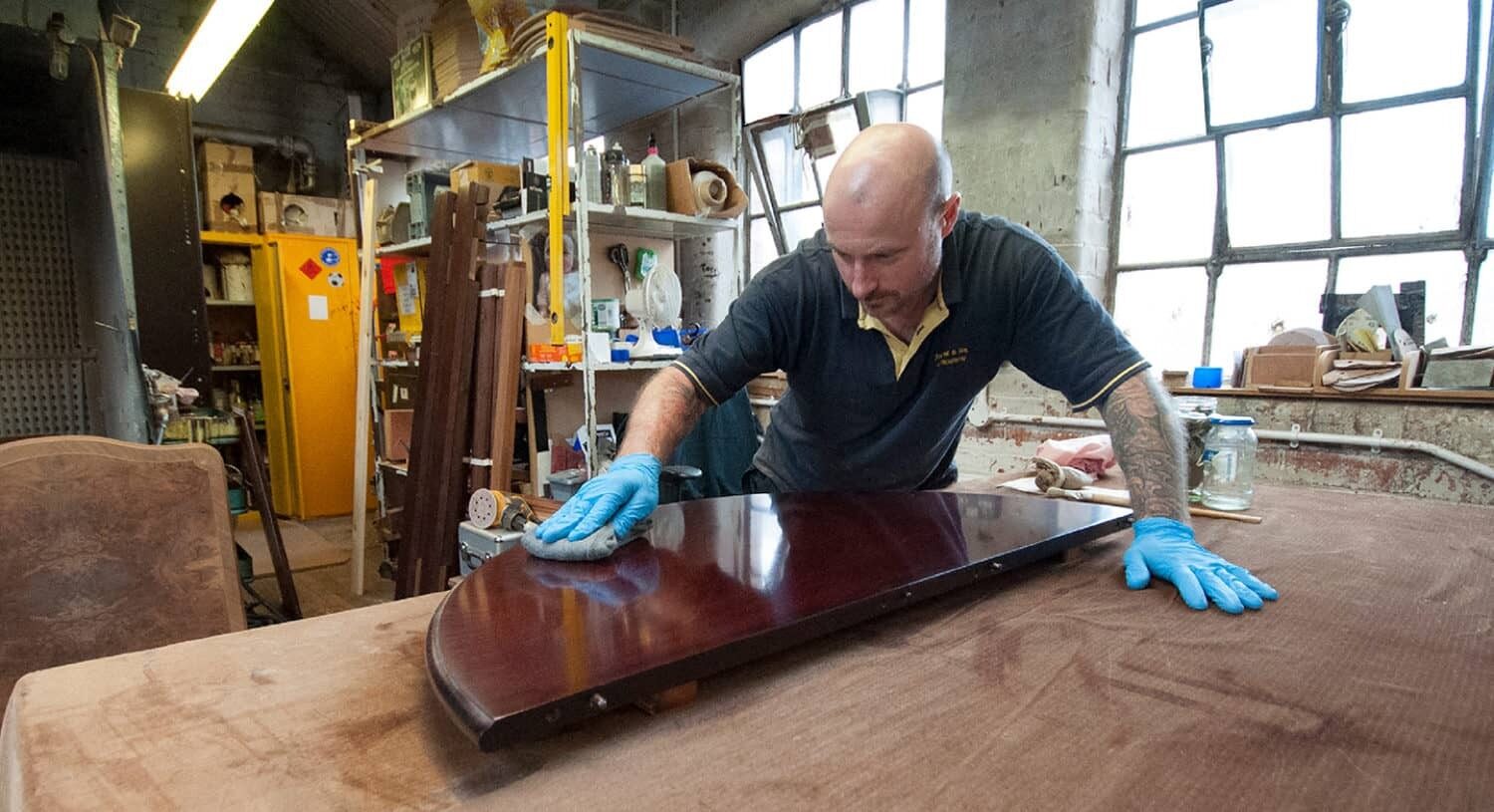 Traditional French Polishing | Furniture Restorers | John Reed & Son